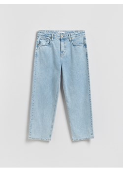 Reserved - Jeansy loose z efektem sprania - niebieski ze sklepu Reserved w kategorii Jeansy męskie - zdjęcie 188106142