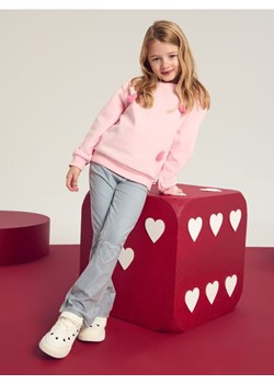 Sinsay - Spodnie flare z efektem sprania - niebieski ze sklepu Sinsay w kategorii Spodnie dziewczęce - zdjęcie 188106503