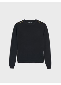 Sinsay - Wiskozowy sweter - czarny ze sklepu Sinsay w kategorii Swetry damskie - zdjęcie 188106510