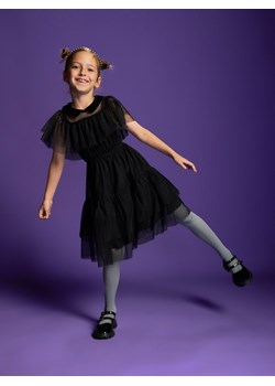 Reserved - Tiulowa sukienka - czarny ze sklepu Reserved w kategorii Sukienki dziewczęce - zdjęcie 188106571