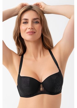 Gorsenia K962 Erato biustonosz miękki na fiszbinach czarny ze sklepu kontri.pl w kategorii Biustonosze - zdjęcie 188107163