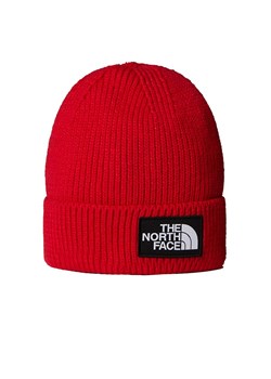Czapka unisex The North Face Logo Box Beanie 0A8CHE6821 - czerwona ze sklepu streetstyle24.pl w kategorii Czapki zimowe damskie - zdjęcie 188107454