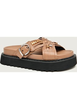 Pinko Skórzane klapki KATE 09 ze sklepu Gomez Fashion Store w kategorii Klapki damskie - zdjęcie 188108734