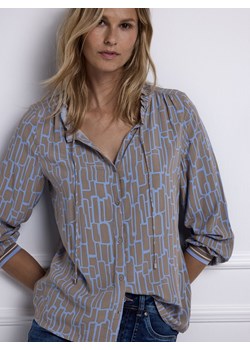 Street One Bluzka damska Kobiety wiskoza taupe wzorzysty ze sklepu vangraaf w kategorii Bluzki damskie - zdjęcie 188110362