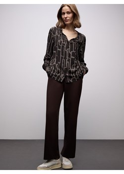 Street One Bluzka damska Kobiety wiskoza czekoladowy wzorzysty ze sklepu vangraaf w kategorii Bluzki damskie - zdjęcie 188110363