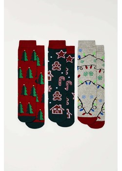 3 pack skarpet świątecznych ze sklepu Moodo.pl w kategorii Skarpetki damskie - zdjęcie 188110712