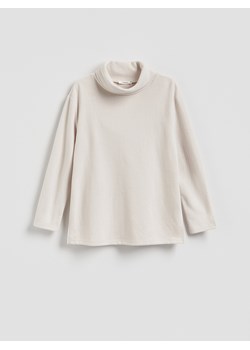 Reserved - Bluza ze stójką - beżowy ze sklepu Reserved w kategorii Bluzki damskie - zdjęcie 188110762