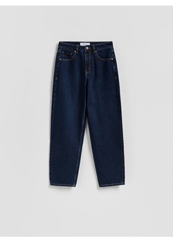 Reserved - Jeansy mom fit - granatowy ze sklepu Reserved w kategorii Jeansy damskie - zdjęcie 188110812