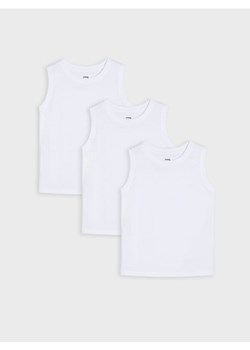 Sinsay - Podkoszulki 3 pack - biały ze sklepu Sinsay w kategorii T-shirty chłopięce - zdjęcie 188111910
