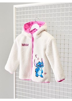 Sinsay - Kurtka teddy z kapturem Stitch - kremowy ze sklepu Sinsay w kategorii Kurtki dziewczęce - zdjęcie 188111971