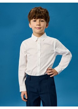 Sinsay - Bawełniana klasyczna koszula - biały ze sklepu Sinsay w kategorii T-shirty chłopięce - zdjęcie 188111983