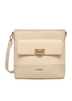 Torebka Lasocki CEO-LSK-M-003-07 Beżowy ze sklepu eobuwie.pl w kategorii Listonoszki - zdjęcie 188112142