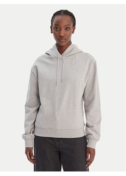 Calvin Klein Jeans Bluza LV047C224G Szary Regular Fit ze sklepu MODIVO w kategorii Bluzy damskie - zdjęcie 188112243