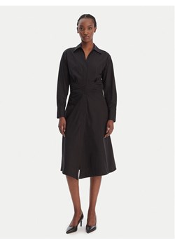 BOSS Sukienka koszulowa Drepill 50553673 Czarny Regular Fit ze sklepu MODIVO w kategorii Sukienki - zdjęcie 188112244