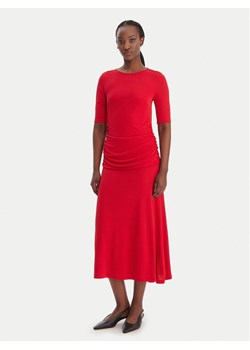 Tommy Hilfiger Sukienka koktajlowa Festive WW0WW47872 Czerwony Slim Fit ze sklepu MODIVO w kategorii Sukienki - zdjęcie 188112323