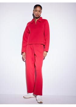 Mohito - Bluza z kołnierzykiem - czerwony ze sklepu Mohito w kategorii Bluzy damskie - zdjęcie 188112821