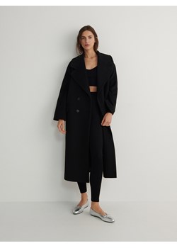 Reserved - Legginsy z metalicznym efektem - czarny ze sklepu Reserved w kategorii Spodnie damskie - zdjęcie 188112990