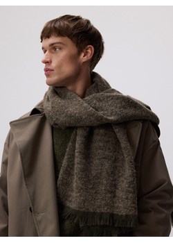 Reserved - Szalik z domieszką wełny - jasny zielony ze sklepu Reserved w kategorii Szaliki męskie - zdjęcie 188113050