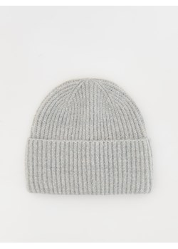 Reserved - Czapka beanie - jasnoszary ze sklepu Reserved w kategorii Czapki zimowe damskie - zdjęcie 188114762