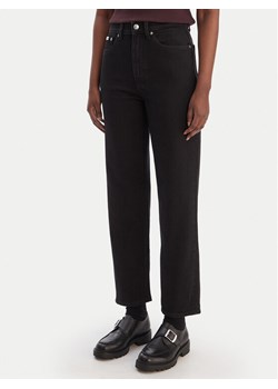 Calvin Klein Jeans Jeansy LV047E734G Czarny Taper Fit ze sklepu MODIVO w kategorii Jeansy damskie - zdjęcie 188115134