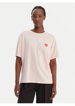 HUGO T-Shirt 50556981 Różowy Regular Fit ze sklepu MODIVO w kategorii Bluzki damskie - zdjęcie 188115140