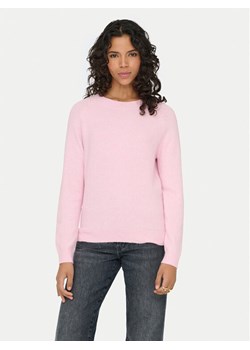 ONLY Sweter Rica 15204279 Różowy Regular Fit ze sklepu MODIVO w kategorii Swetry damskie - zdjęcie 188115151