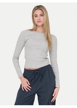 ONLY Bluzka Val 15371305 Szary Regular Fit ze sklepu MODIVO w kategorii Bluzki damskie - zdjęcie 188115181