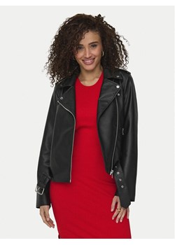 ONLY Kurtka z imitacji skóry Mille 15357332 Czarny Slim Fit ze sklepu MODIVO w kategorii Kurtki damskie - zdjęcie 188115234