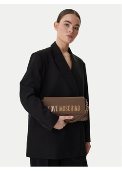LOVE MOSCHINO Torebka JC4024PP1ALD0200 Brązowy ze sklepu MODIVO w kategorii Torebki damskie - zdjęcie 188115311