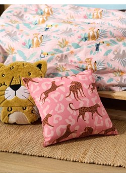 Sinsay - Poszewka na poduszkę z motywem gerparda - różowy ze sklepu Sinsay w kategorii Poszewki na poduszki - zdjęcie 188116381