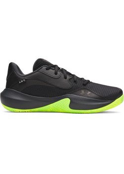Buty do koszykówki uniseks Under Armour UA Lockdown 7 Low - czarne ze sklepu Sportstylestory.com w kategorii Buty sportowe męskie - zdjęcie 188116563