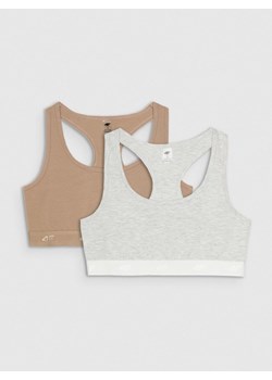 Damski biustonosz treningowy 4F 4FWMM00UBRAF036 - multikolor ze sklepu Sportstylestory.com w kategorii Biustonosze - zdjęcie 188116620