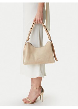 Torebka Coccinelle P6P Boheme Suede Bimaterial E1 P6P 13 03 01 Beżowy ze sklepu eobuwie.pl w kategorii Torebki damskie - zdjęcie 188117452