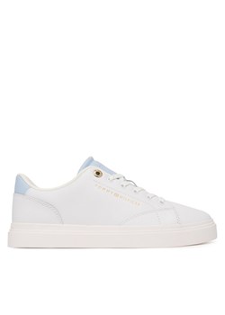 Sneakersy Tommy Hilfiger Th Feminine Cupsole Leather FW0FW09105 Biały ze sklepu eobuwie.pl w kategorii Buty sportowe damskie - zdjęcie 188117453
