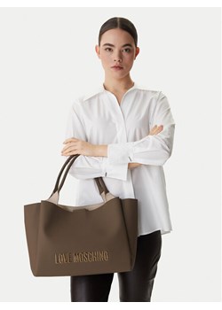Torebka LOVE MOSCHINO JC4107PP1OKD0203 Brązowy ze sklepu eobuwie.pl w kategorii Torby Shopper bag - zdjęcie 188117473