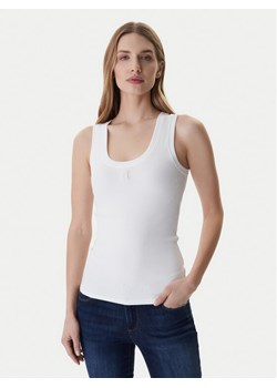 Fracomina Top FP26ST2001J40101 Biały Slim Fit ze sklepu MODIVO w kategorii Bluzki damskie - zdjęcie 188118363