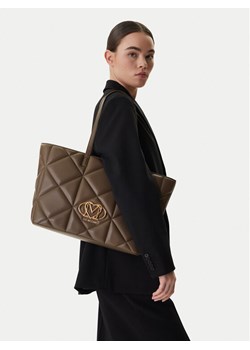 LOVE MOSCHINO Torebka JC4120PP1OLC0203 Brązowy ze sklepu MODIVO w kategorii Torby Shopper bag - zdjęcie 188118400