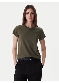 Polo Ralph Lauren T-Shirt 211B14605011 Brązowy Classic Fit ze sklepu MODIVO w kategorii Bluzki damskie - zdjęcie 188118480