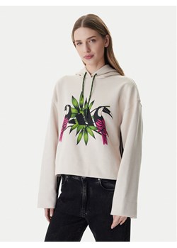adidas Bluza Farm Rio KS8031 Écru Loose Fit ze sklepu MODIVO w kategorii Bluzy damskie - zdjęcie 188118482