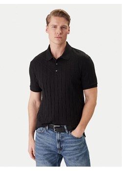 Calvin Klein Polo LV04LE203G Czarny Regular Fit ze sklepu MODIVO w kategorii T-shirty męskie - zdjęcie 188118622