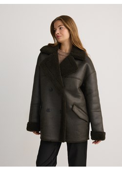 Reserved - Kurtka z kożuchem - zielony ze sklepu Reserved w kategorii Kurtki damskie - zdjęcie 188119940