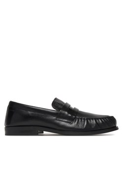 Lordsy Calvin Klein Ess Rubber Loafer Wr Pol Lth HM0HM02171 Czarny ze sklepu eobuwie.pl w kategorii Półbuty męskie - zdjęcie 188120490