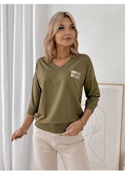 bluzka alison khaki one size ze sklepu UBRA w kategorii Bluzki damskie - zdjęcie 188121260