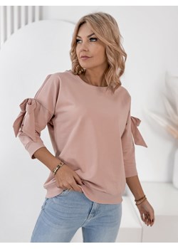 bluzka hollis pudrowy róż one size ze sklepu UBRA w kategorii Bluzki damskie - zdjęcie 188121463