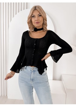 bluzka hildy czarna one size ze sklepu UBRA w kategorii Bluzki damskie - zdjęcie 188121491