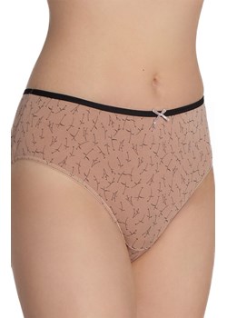 3-pack bawełniane figi damskie L-122BI-66, Kolor beżowo-różowo-czarny, Rozmiar L, LAMA ze sklepu Intymna w kategorii Majtki damskie - zdjęcie 188121672