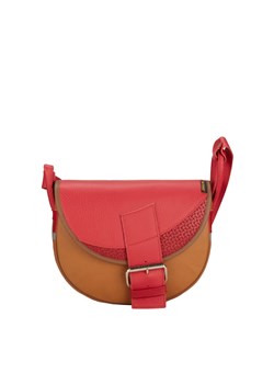 brązowa   damska torebka listonoszka skórzana na ramię Freshman Mini ze sklepu Słoń Torbalski w kategorii Listonoszki - zdjęcie 188122984