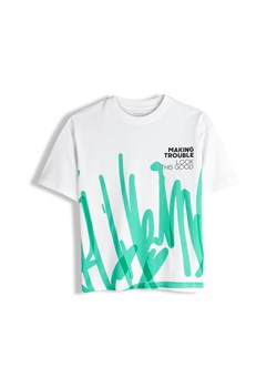 GATE Bawełniana koszulka z nadrukiem 8Y ze sklepu gateshop w kategorii T-shirty chłopięce - zdjęcie 188123203