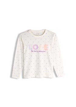 GATE Bawełniana koszulka z nadrukiem 5Y ze sklepu gateshop w kategorii Bluzki dziewczęce - zdjęcie 188123230