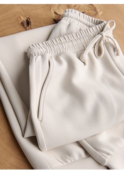 Reserved - Dresowe joggery - beżowy ze sklepu Reserved w kategorii Spodnie damskie - zdjęcie 188123323